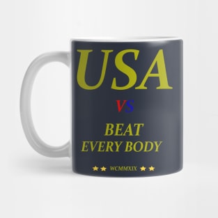 usa beat everybody T-tshir Mug